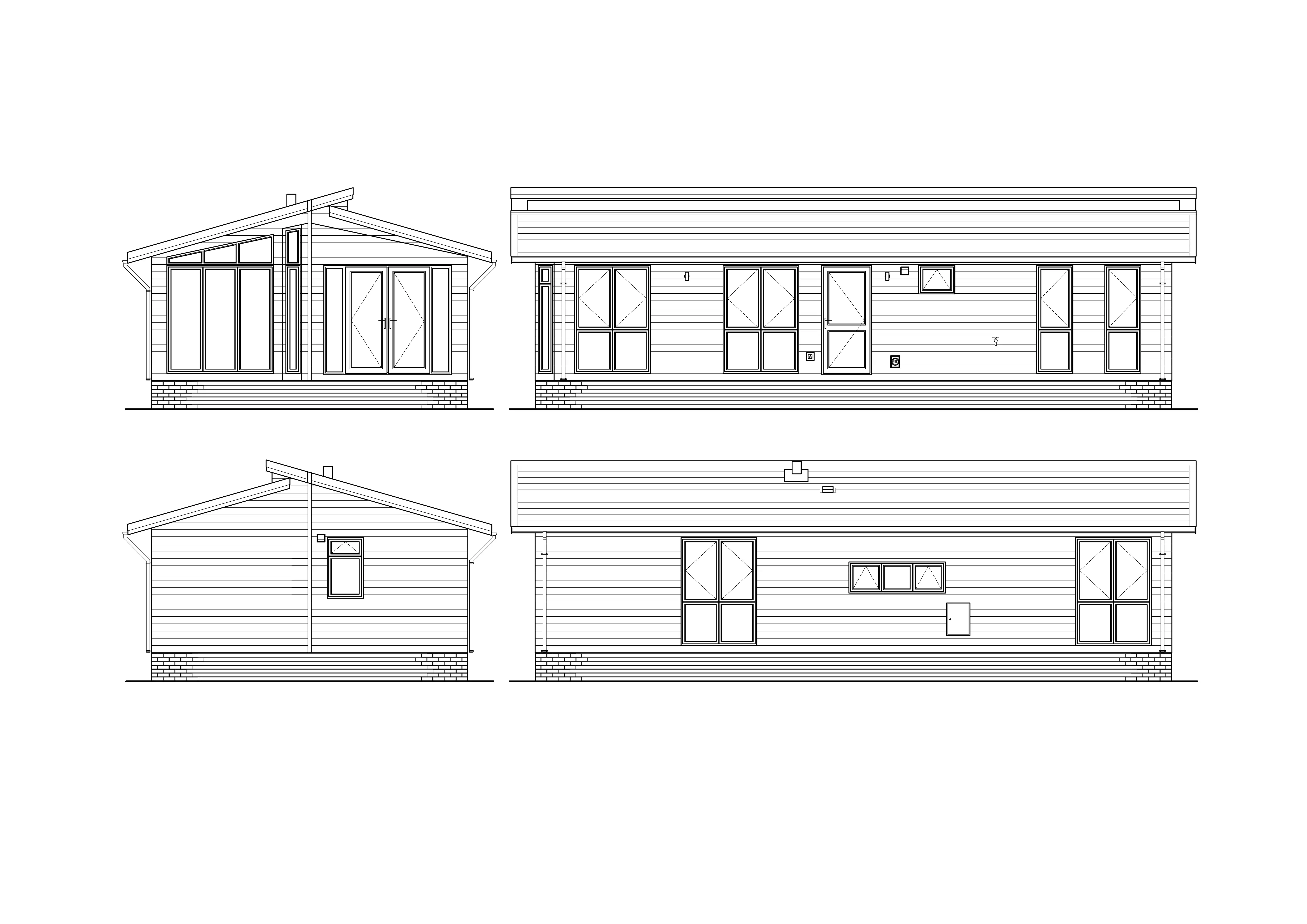 Lodge Elevations - All Views